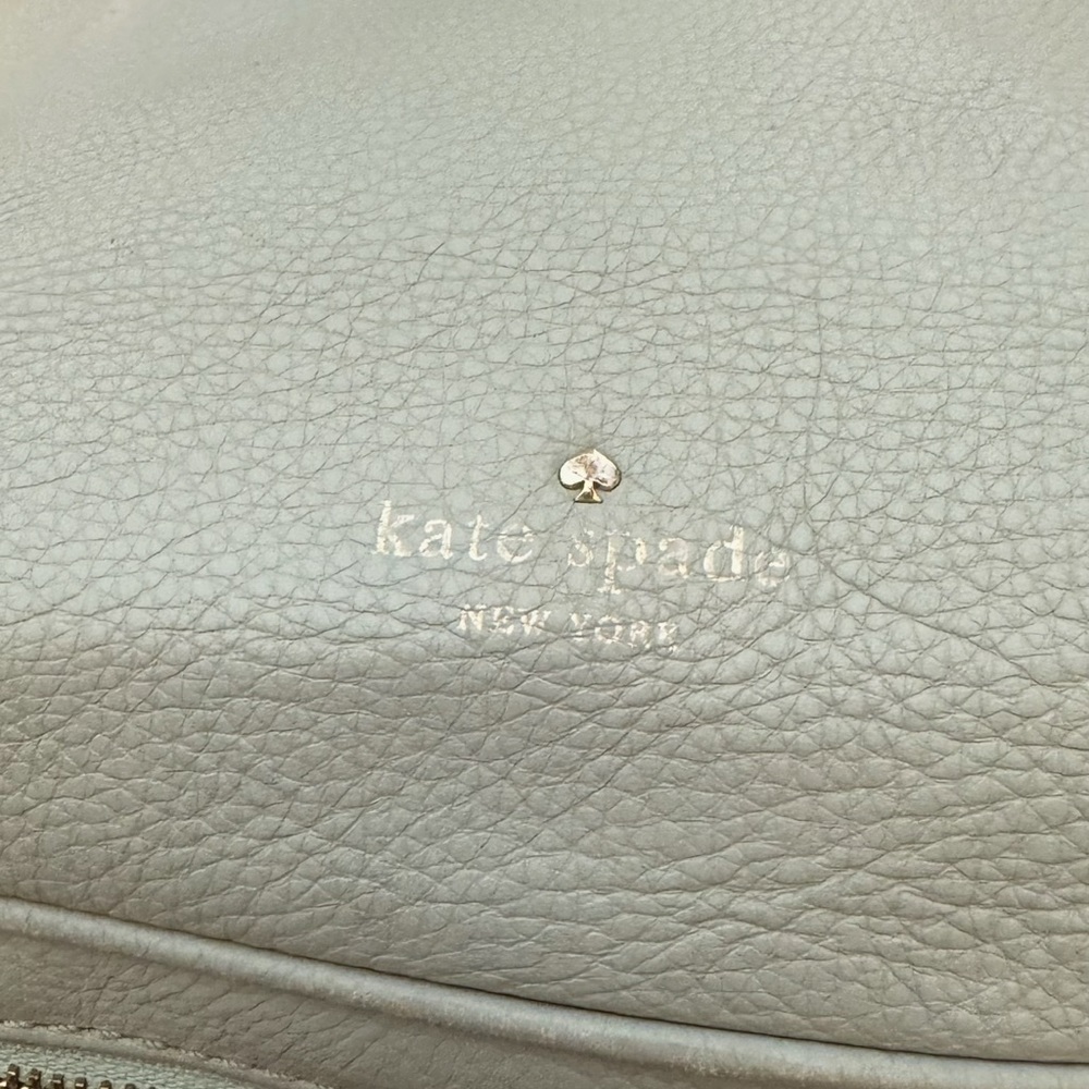 Kate Spade Crossbody Cobble Hill Ella Bag Purse Sea Foam Pebble Leather - Picture 9 of 16